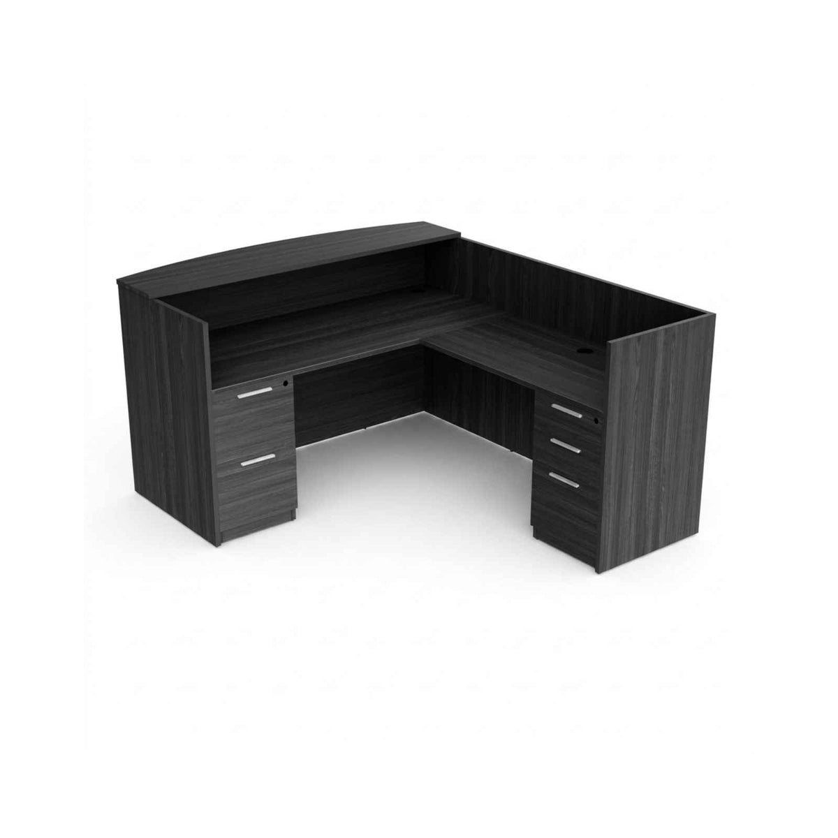 Bellagio L-Shaped Reception Desk with Transaction Counter