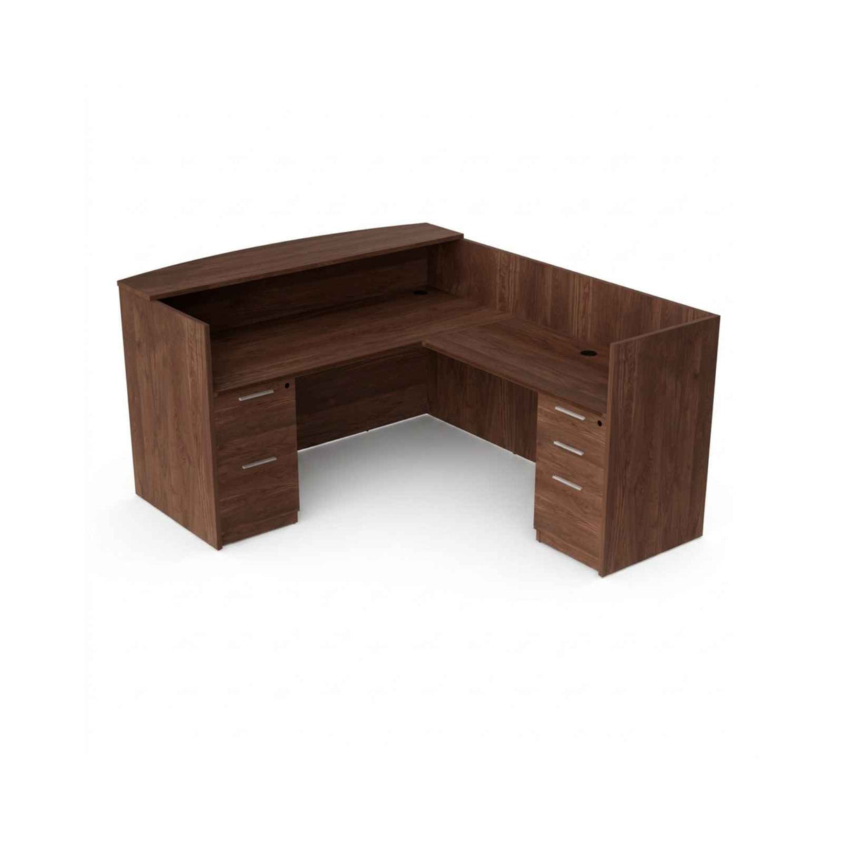 Bellagio L-Shaped Reception Desk with Transaction Counter