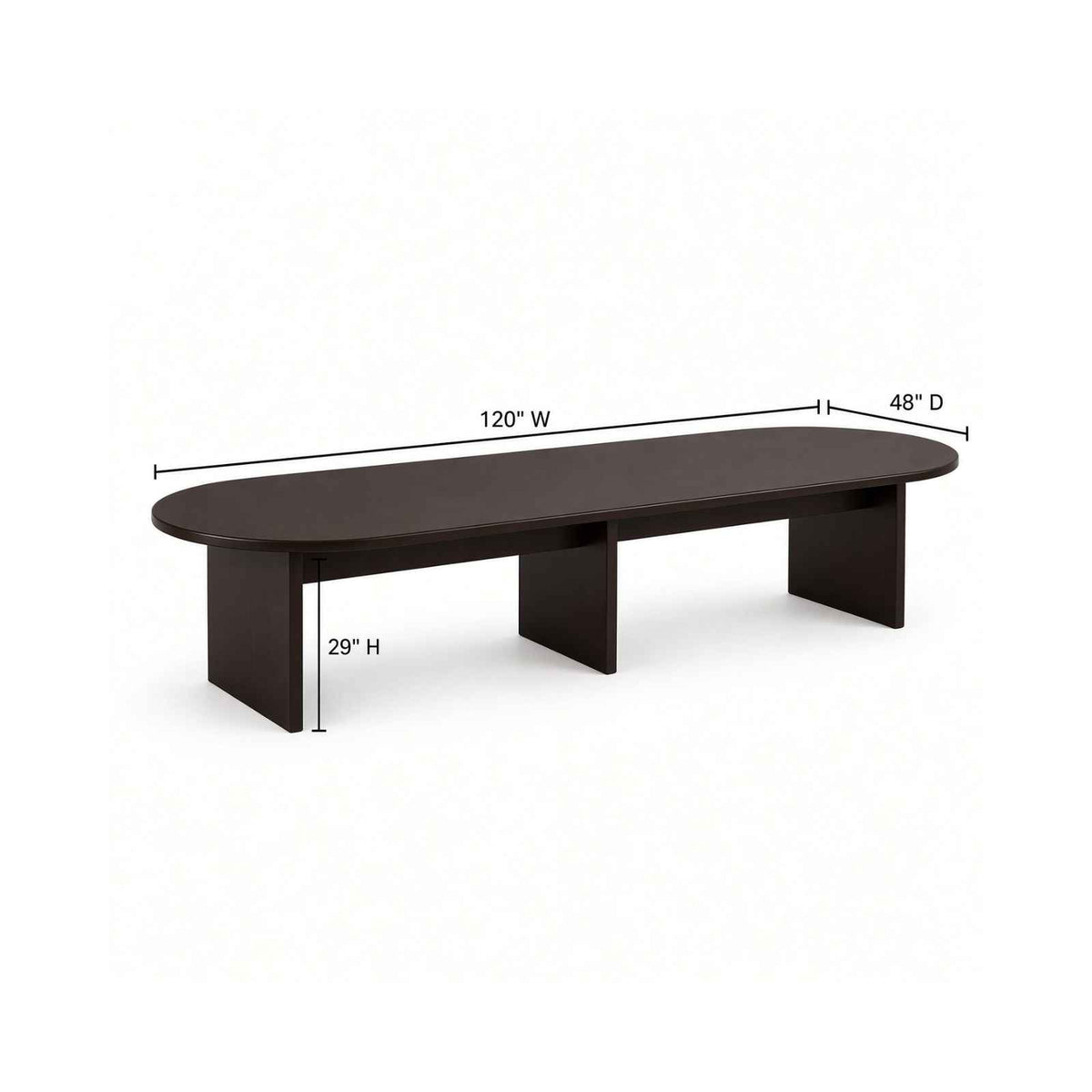 Carmel 10' Racetrack Conference Table