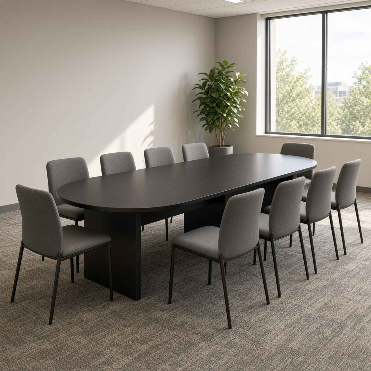 Carmel 10' Racetrack Conference Table