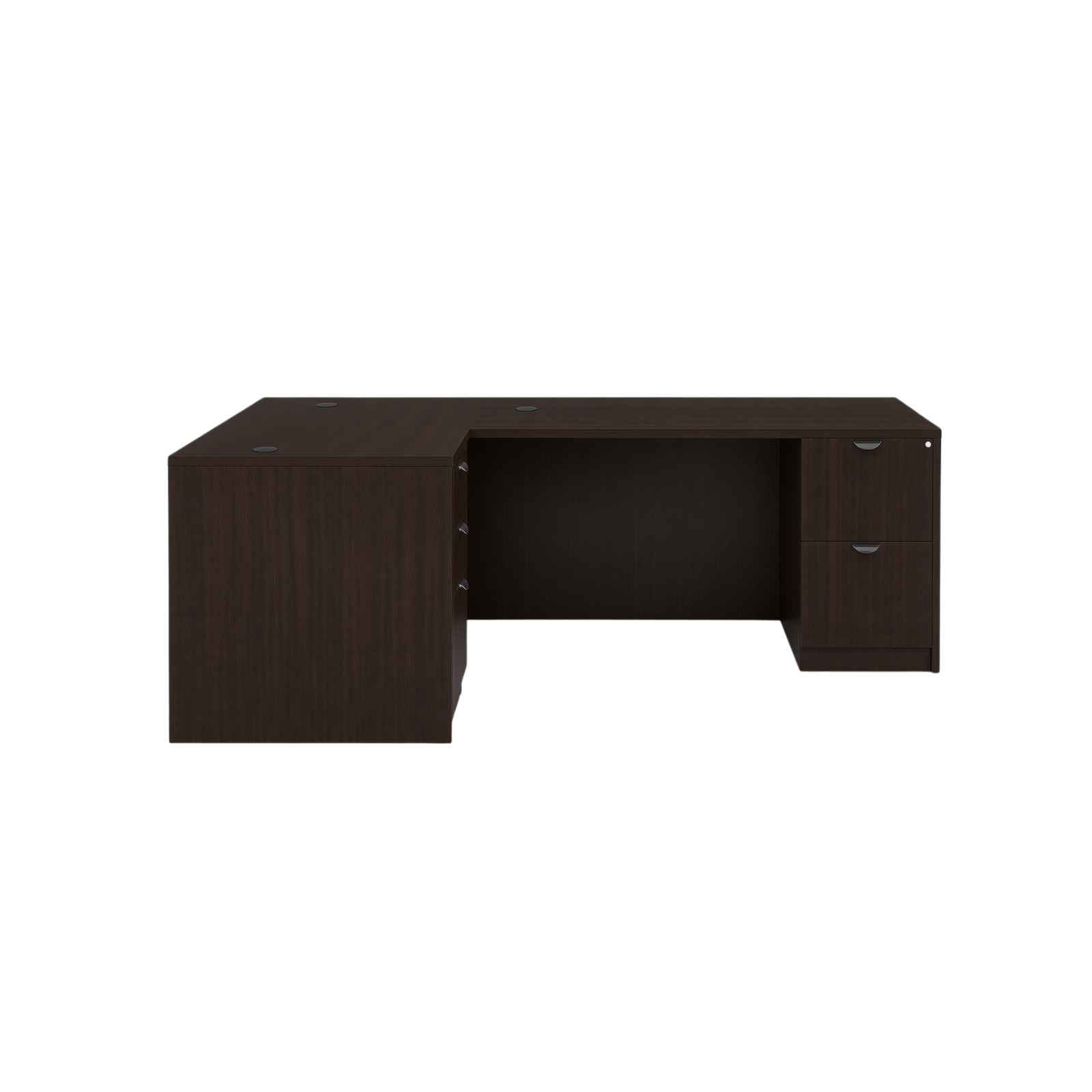 Carmel 66" L-Shaped Double Pedestal Desk