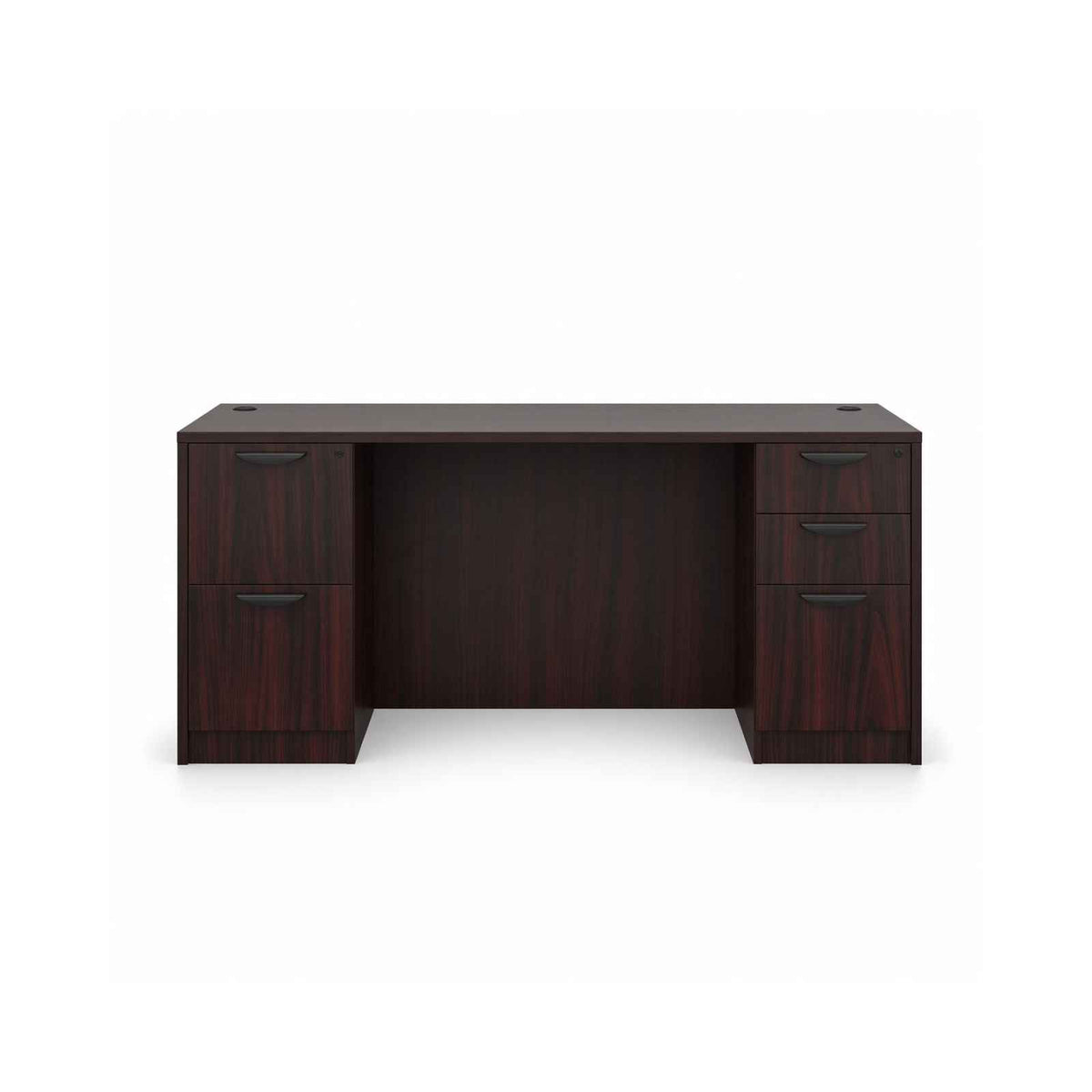 Carmel 66"W Double Pedestal Rectangular Desk