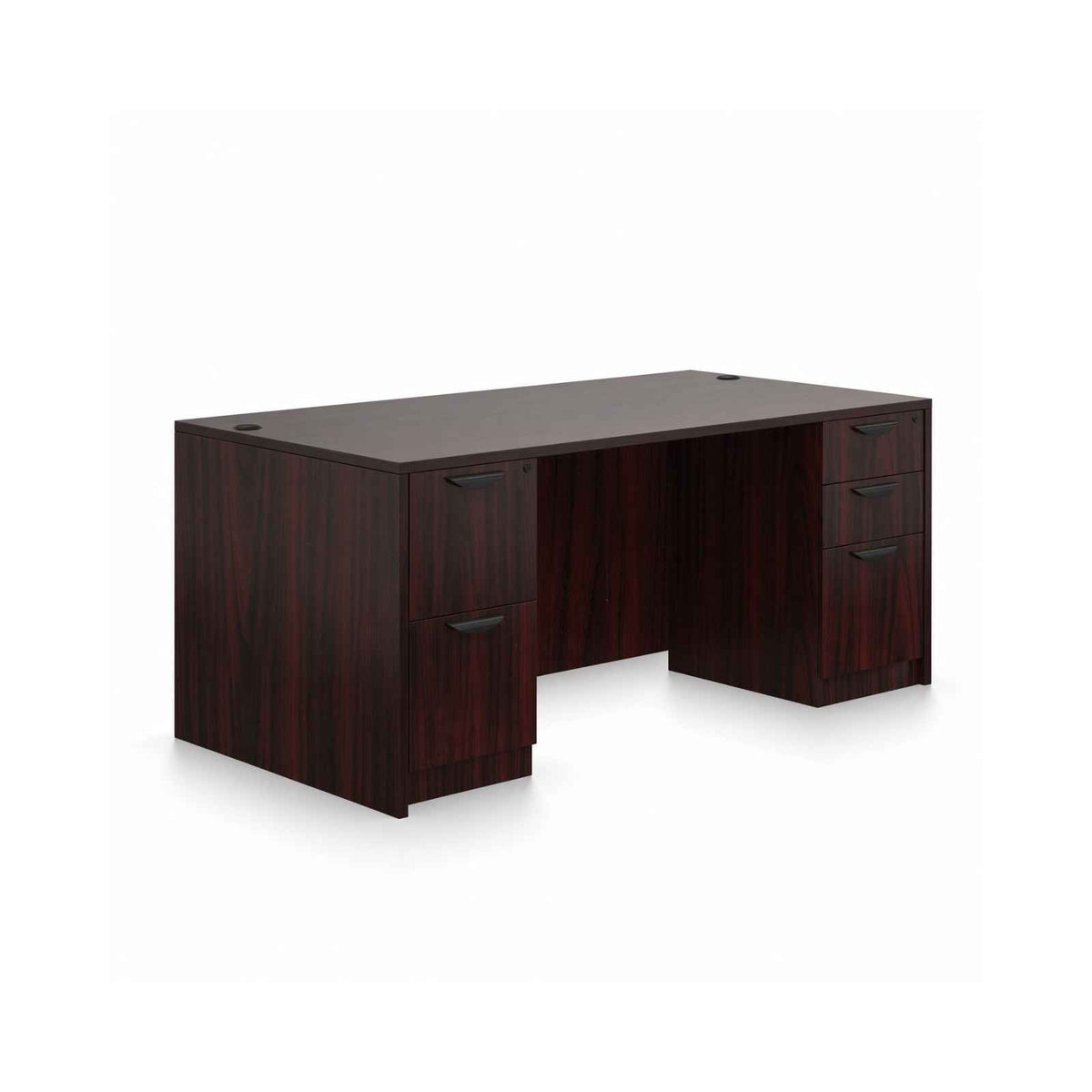 Carmel 66"W Double Pedestal Rectangular Desk