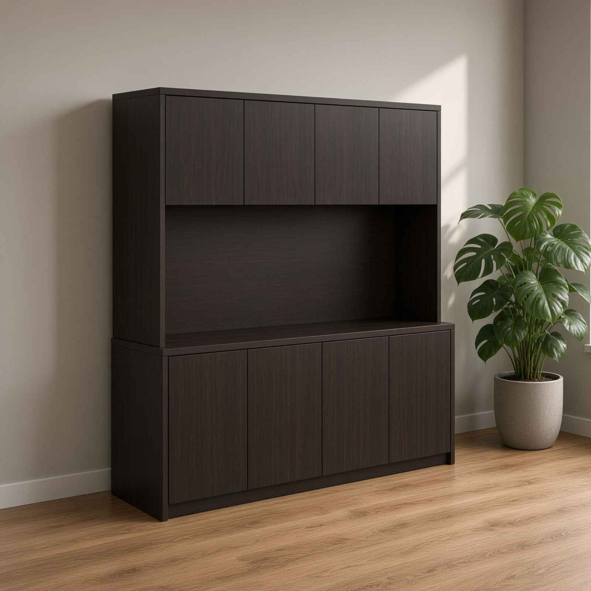 Carmel 71" Hutch with Laminate Doors