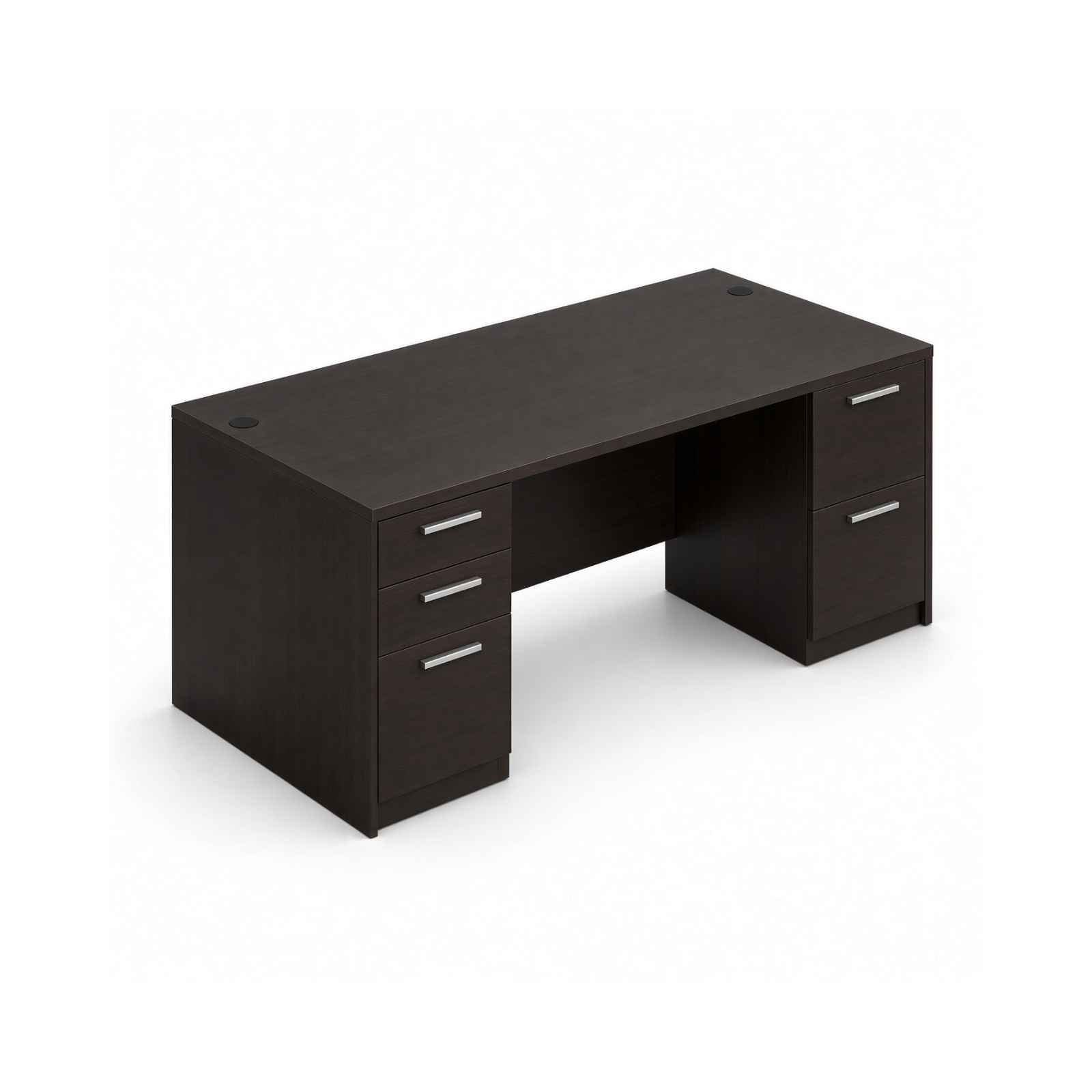 Carmel 71"W Storage Credenza with Full Double Pedestals