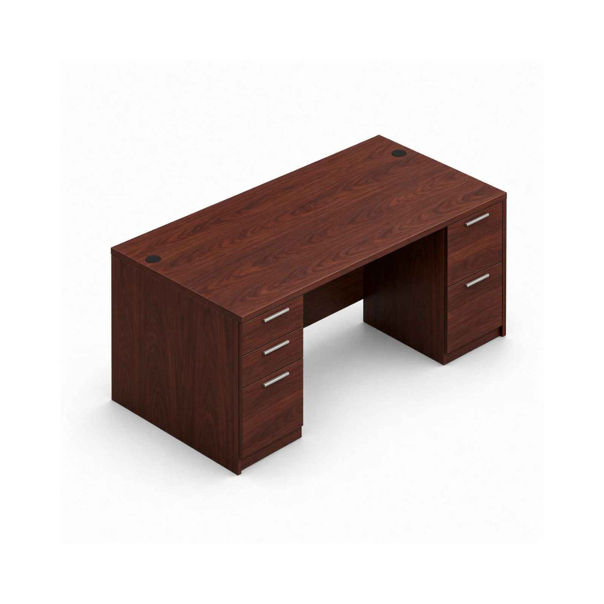 Carmel 71"W Storage Credenza with Full Double Pedestals