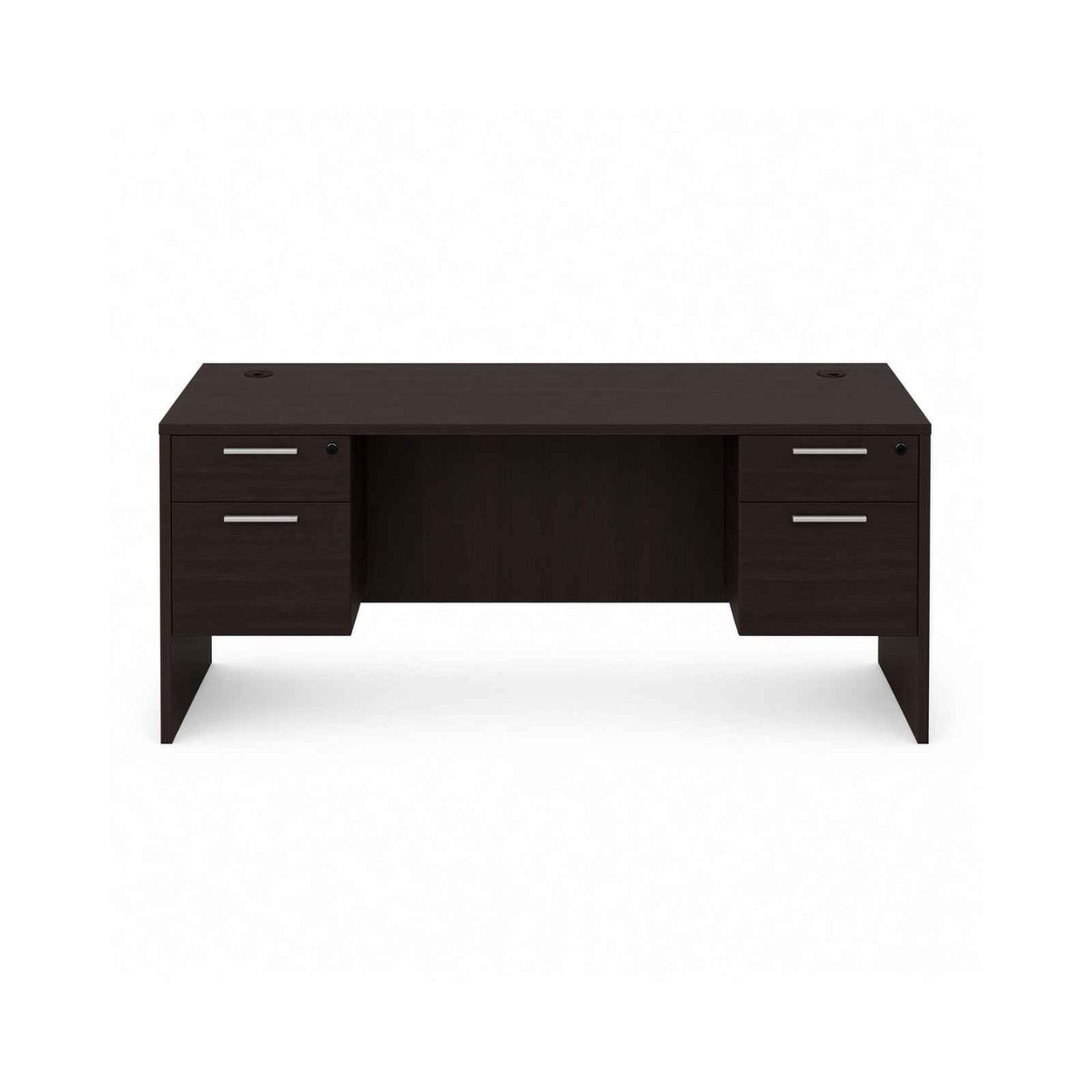 Carmel 71"W Storage Credenza with Suspended Double Pedestals