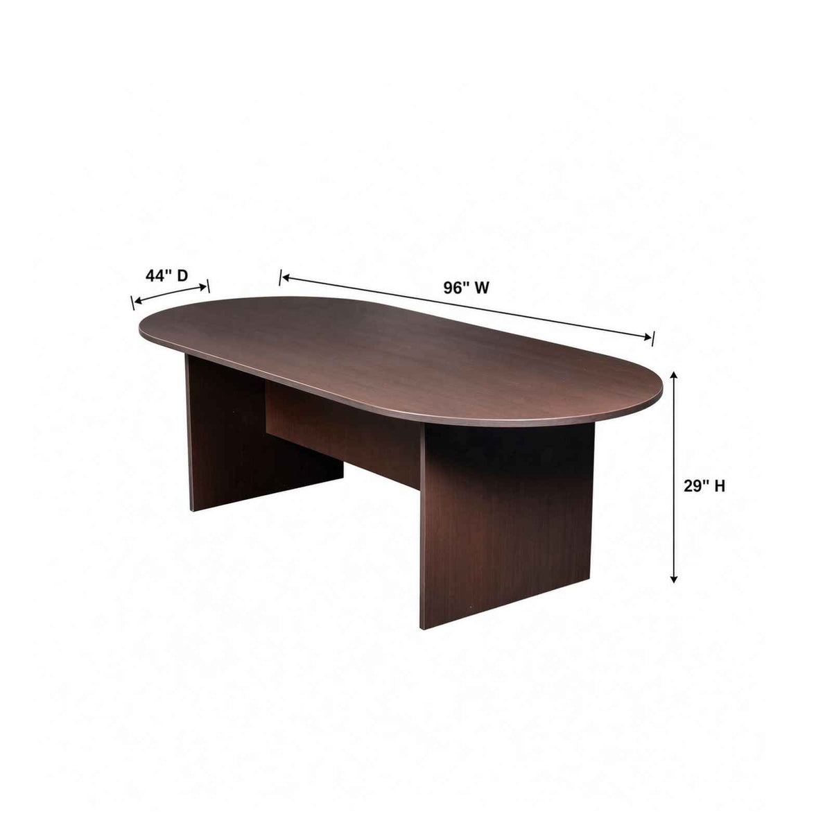 Carmel 8' Racetrack Conference Table
