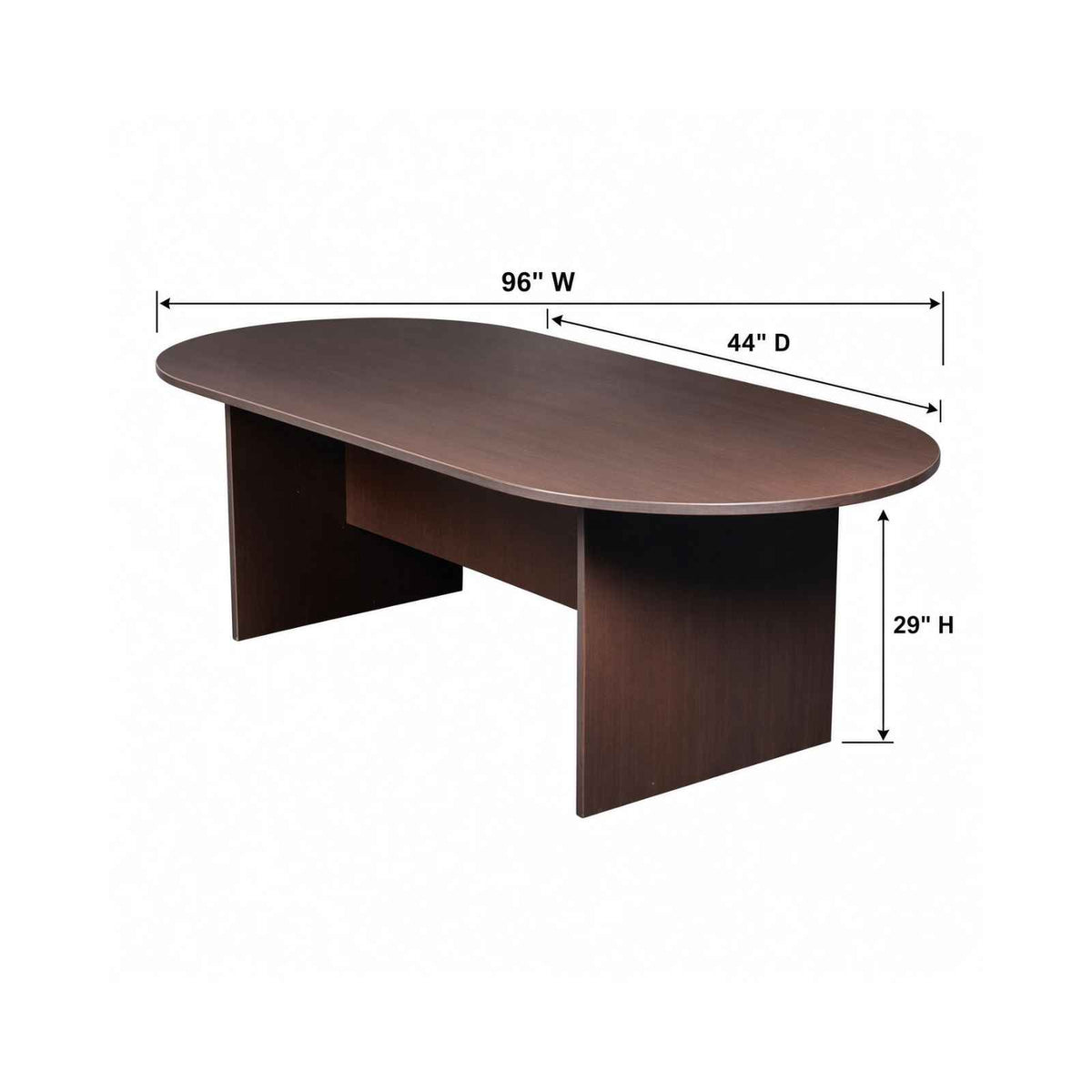 Carmel 8' Racetrack Conference Table
