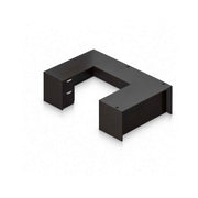 Carmel Executive U-Shaped Desk with Full Pedestals