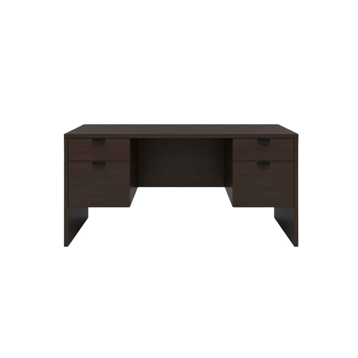 Carmel 60"W Suspended Double Pedestal Rectangular Desk