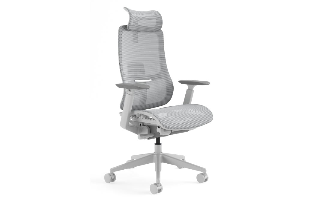 Flex high back task chair with headrest