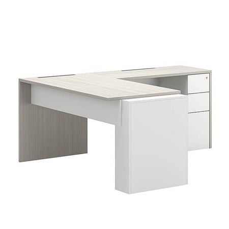 Costa Mesa L-shaped desk right return