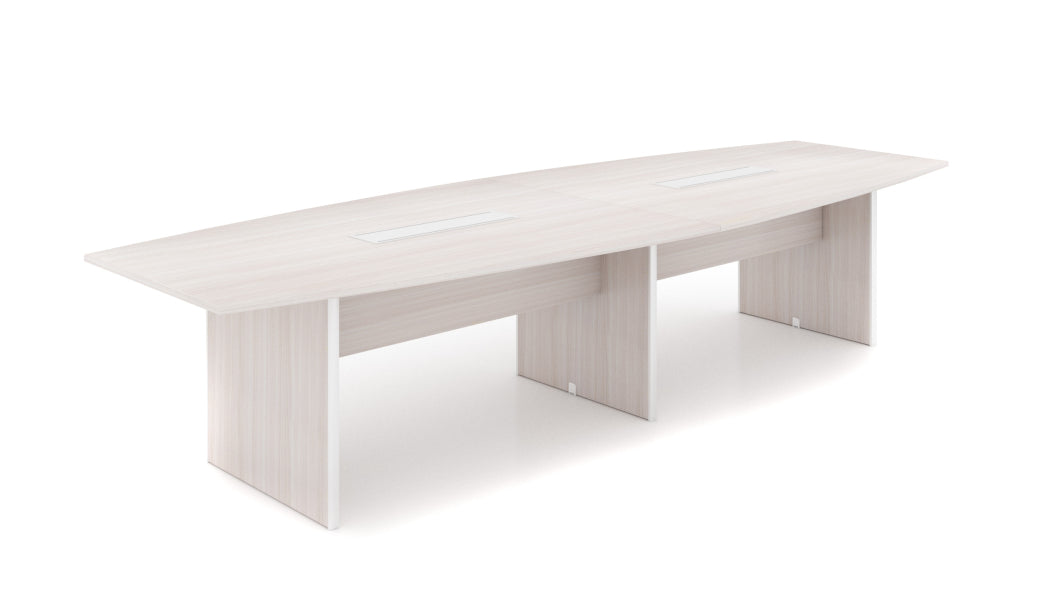 Santa Monica 12' Boat Shaped Conference Table