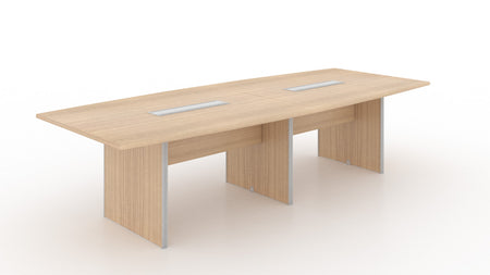 Santa Monica 10' Boat Shaped Conference Table