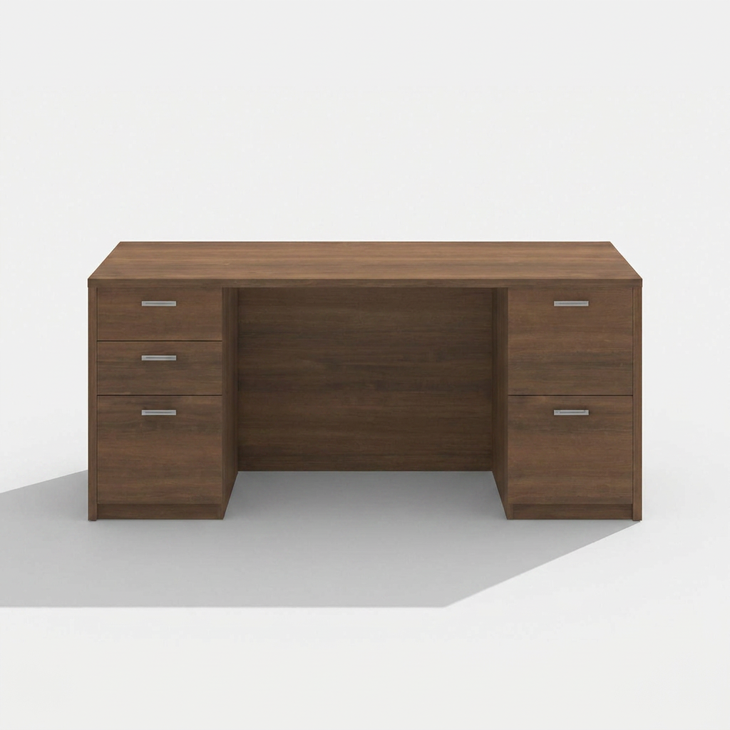 Bellagio 71"W Storage Credenza With Full Double Pedestals