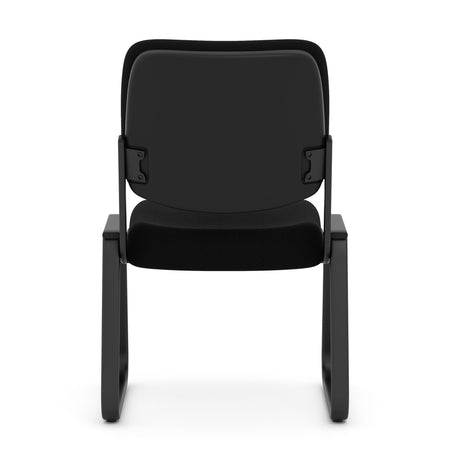 Armless sled base guest chair