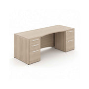 Santa Monica 60"W Double Pedestal Rectangular Desk