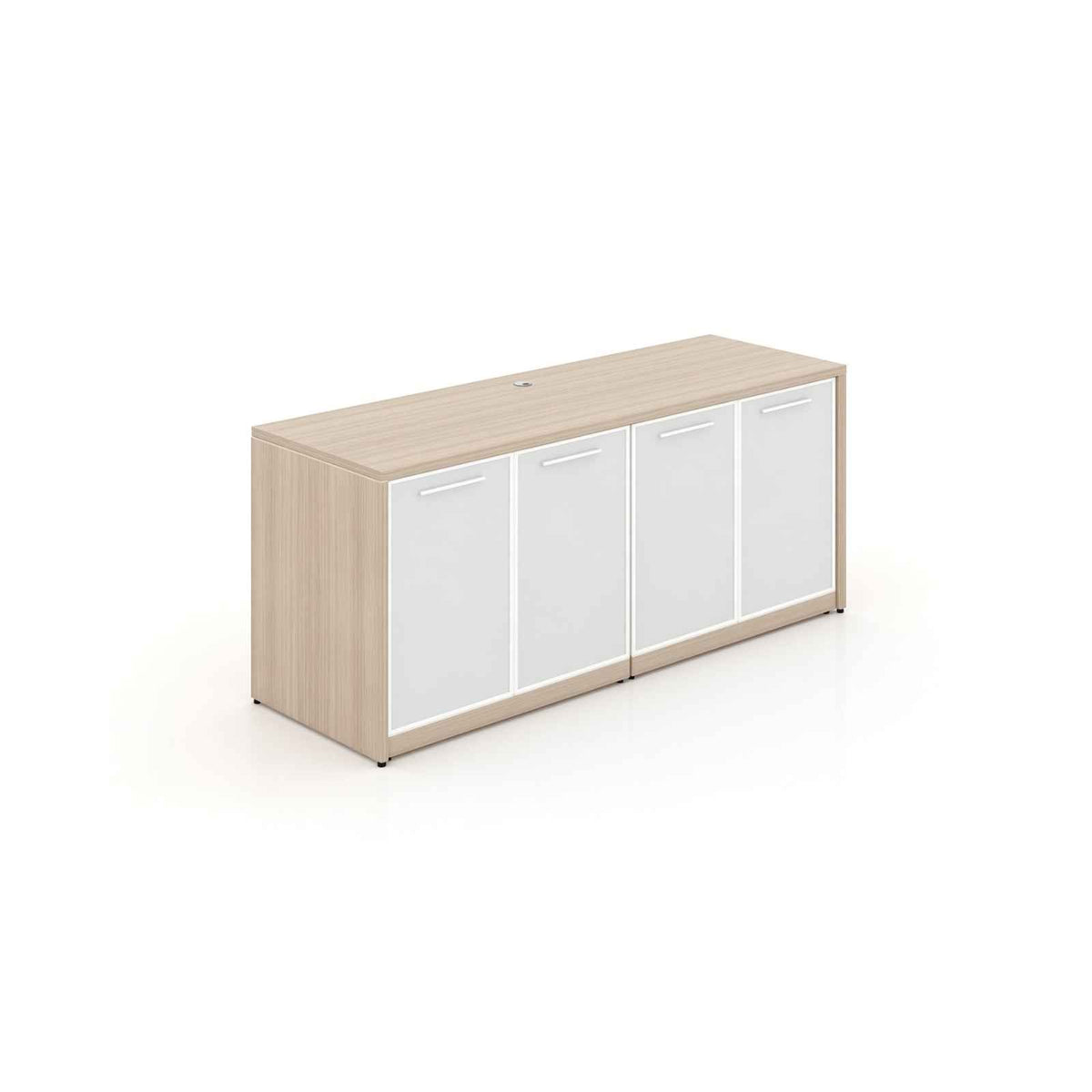 Santa Monica Credenza with Glass Doors
