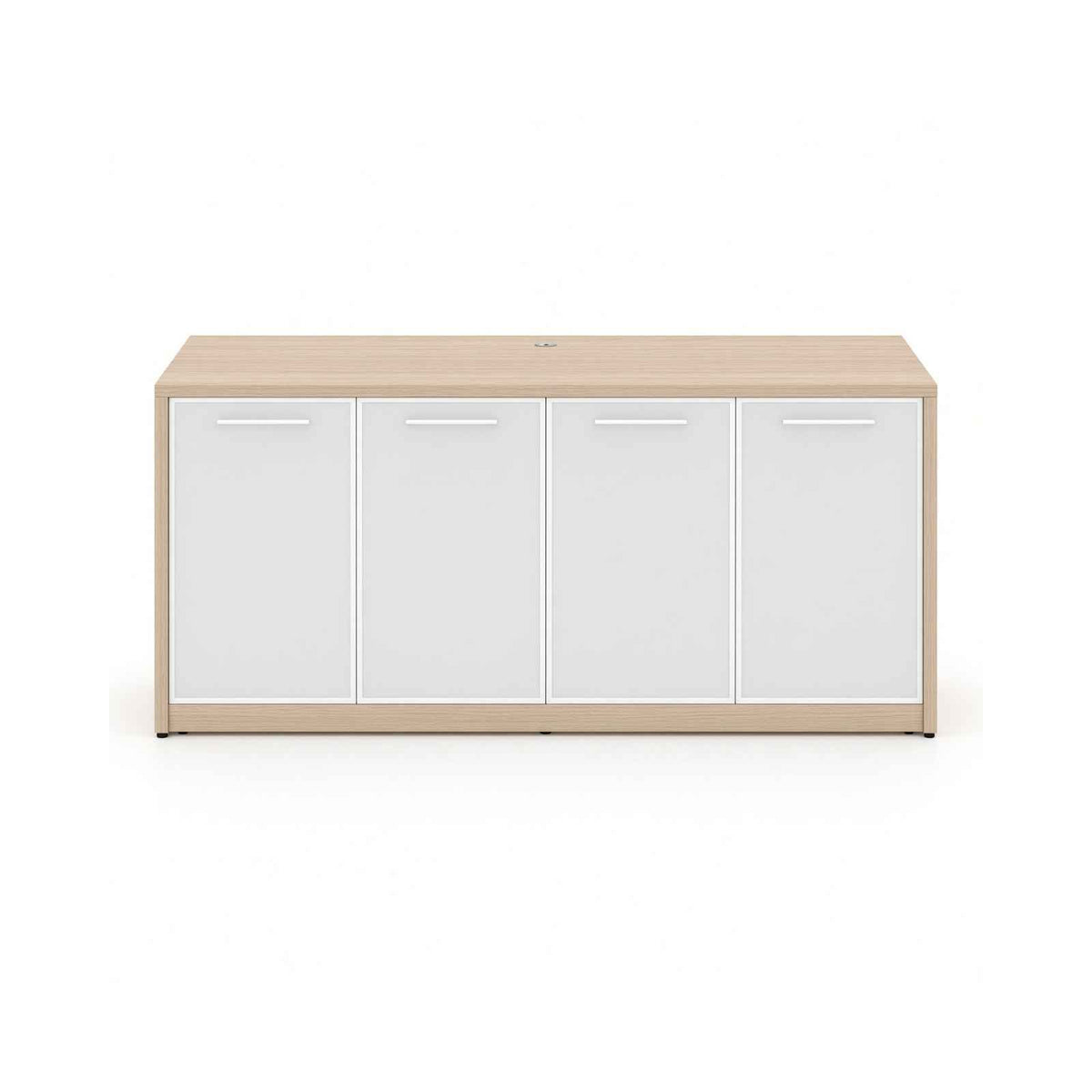 Santa Monica Credenza with Glass Doors