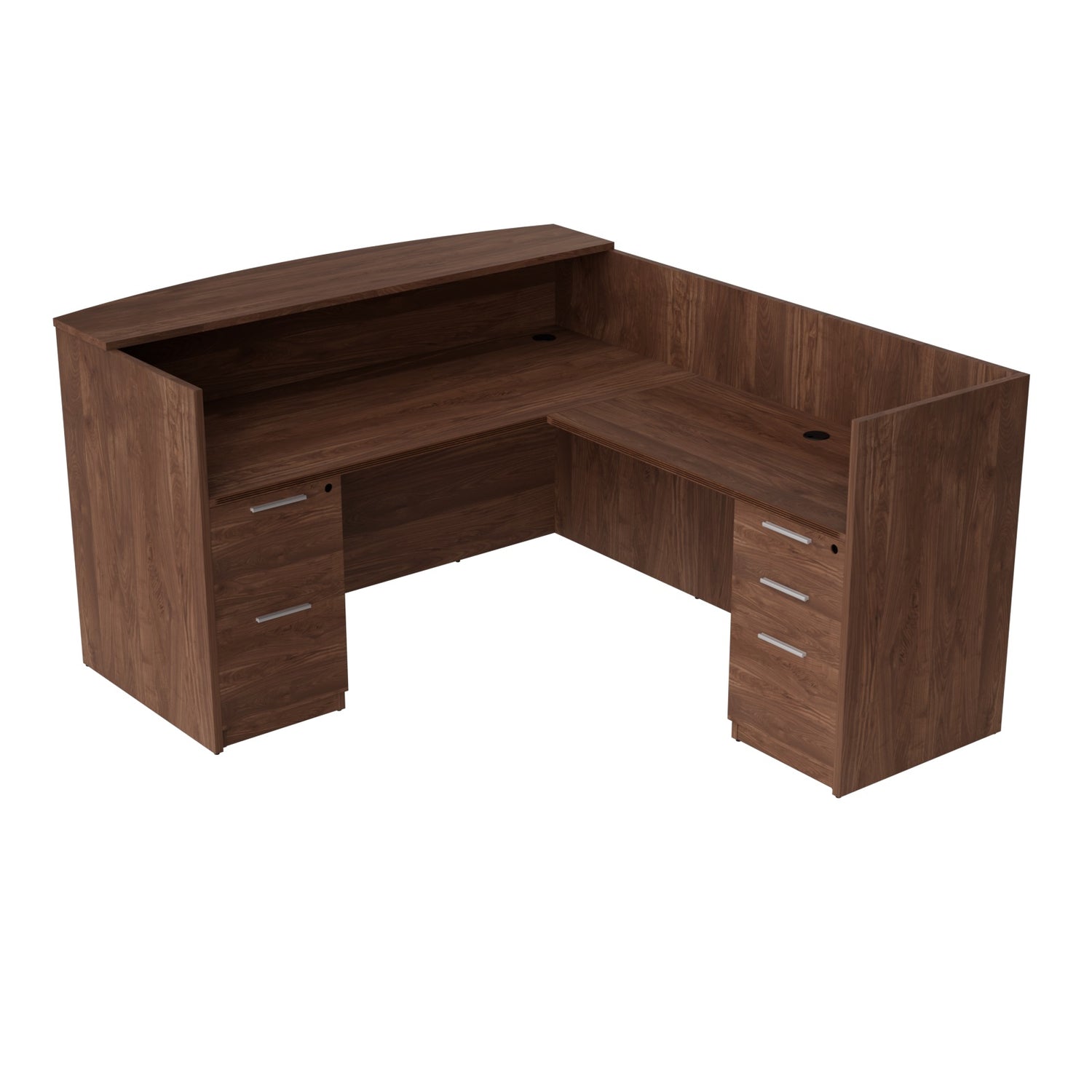 Bellagio L-Shaped Reception Desk with Transaction Counter