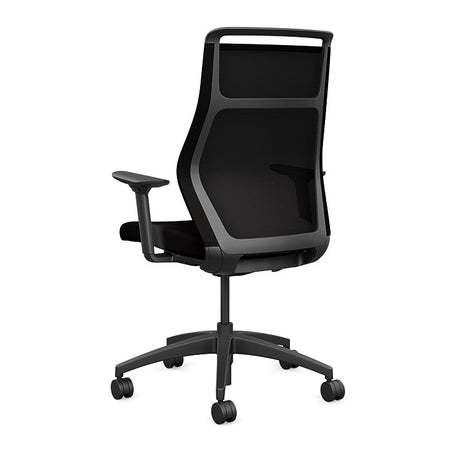 Horizon Ergonomic Office Chair | Base All Black Model - Freedman's Office Furniture - Back Side