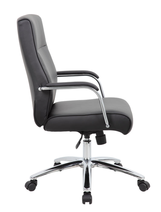 Bedarra Executive Office Chair with Padded Arms - Freedman's Office Furniture - Right Side