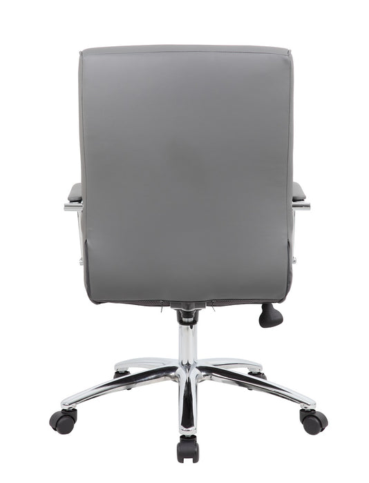 Bedarra Executive Chair with Lumbar Support - Freedman's Office Furniture - Back Side in Grey