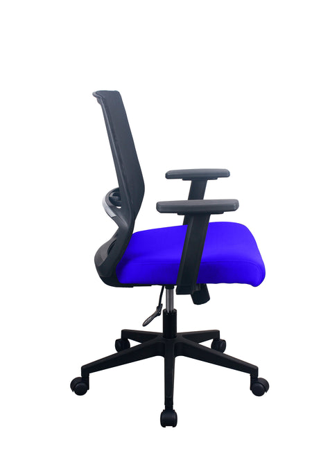 PAVIA | Blue Task Chair w/ Mesh Back Office Furniture & Affordable Cubicles | Shop Online