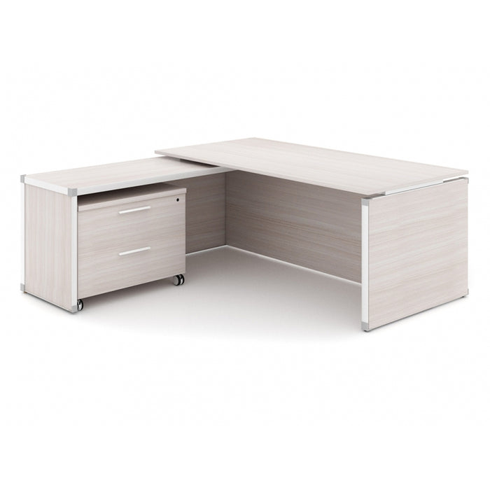 Santa Monica | Executive L-Shaped Desk | with Laminate Top | 72"x78" Freedman's Office Furniture