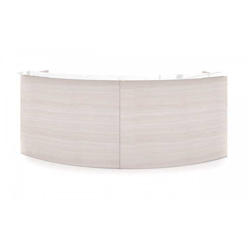 Santa Monica Curved Reception Desk - Freedman's Office Furniture - White Background