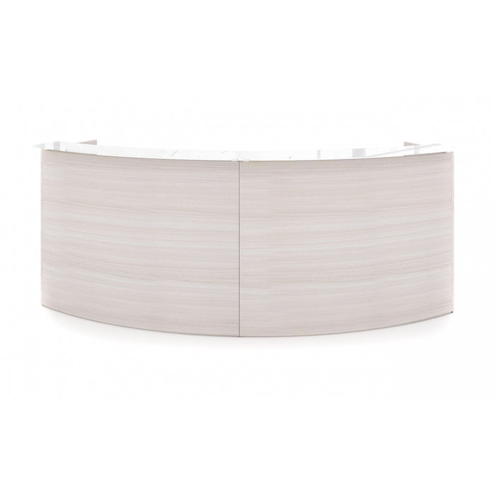 Santa Monica Curved Reception Desk - Freedman's Office Furniture - White Background