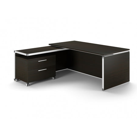 Santa Monica | Executive L-Shaped Desk | with Laminate Top | 72"x78" Freedman's Office Furniture