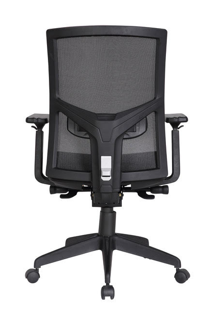Santa Fe Managers High Back Mesh Office Chair w/ Arms - Freedman's Office Furniture - Back View