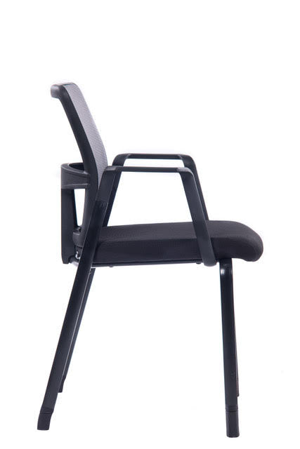 Tuscany Mesh Back Side Chair w/ Arms - Black Freedman's Office Furniture