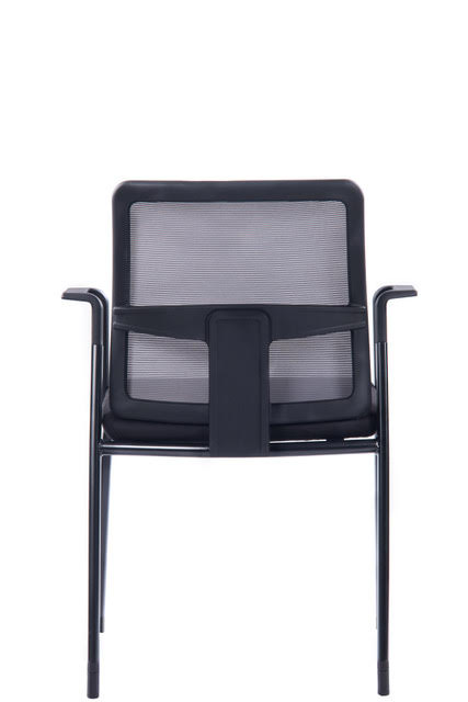 Tuscany Mesh Back Side Chair w/ Arms - Black Freedman's Office Furniture