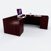 Carmel L-Shaped Office Desk - Freedman's Office Furniture - Main