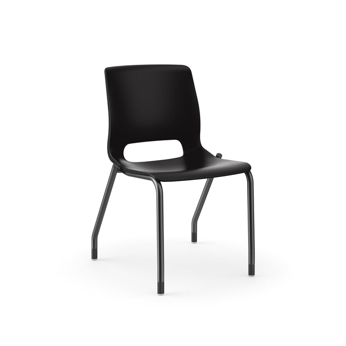 Stackable Office Chairs | Set of 2 - Freedman's Office Furniture - Black