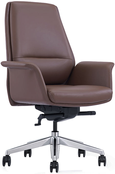 Bacia Executive Leather Office Chair - Freedman's Office Furniture - Front Right Side