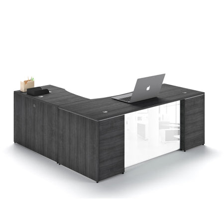 Santa Monica Office L-Shaped Desk - Freedman's Office Furniture - Main