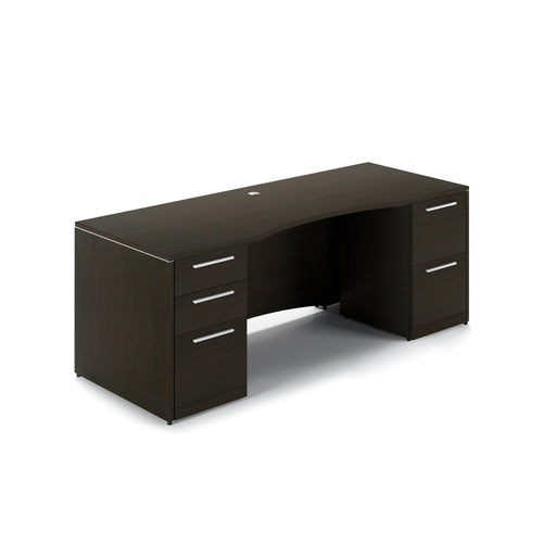 Santa Monica Rectangular Desk | Double Pedestal | 30"x60" - Freedman's Office Furniture - Main