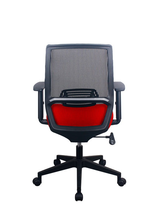 PAVIA | Red Task Chair w/ Mesh Back Office Furniture & Affordable Cubicles | Shop Online