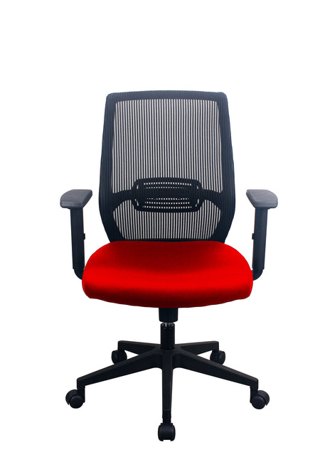 PAVIA | Red Task Chair w/ Mesh Back Office Furniture & Affordable Cubicles | Shop Online