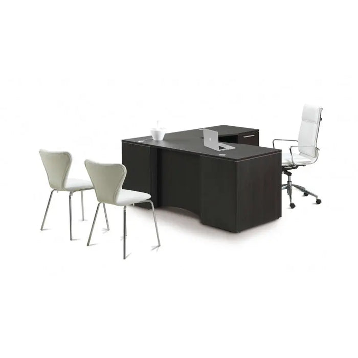 Santa Monica Modern Office Desk with 42' Return - Freedman's Office Furniture - Main