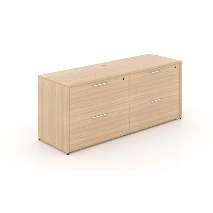 Santa Monica Office Credenza With 4 Drawer Lateral File - Freedman's Office Furniture - Miele