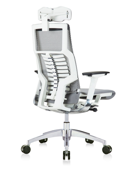 Hercules High Back Office Chair With Headrest - Freedman's Office Furniture - Back View