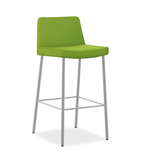 4-Leg Stool - Freedman's Office Furniture - Green