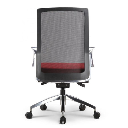 Classic Chic Executive Office Chair - Freedman's Office Furniture - Red Back