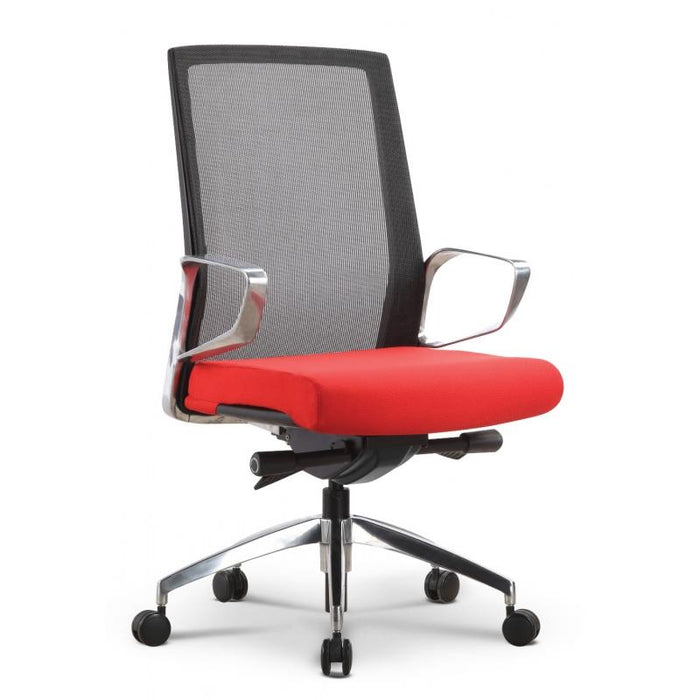 Classic Chic Executive Office Chair - Freedman's Office Furniture - Red Front