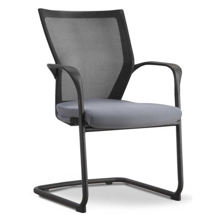 Conception Visitor Mesh Office Chair - Freedman's Office Furniture - Front Side in Gray
